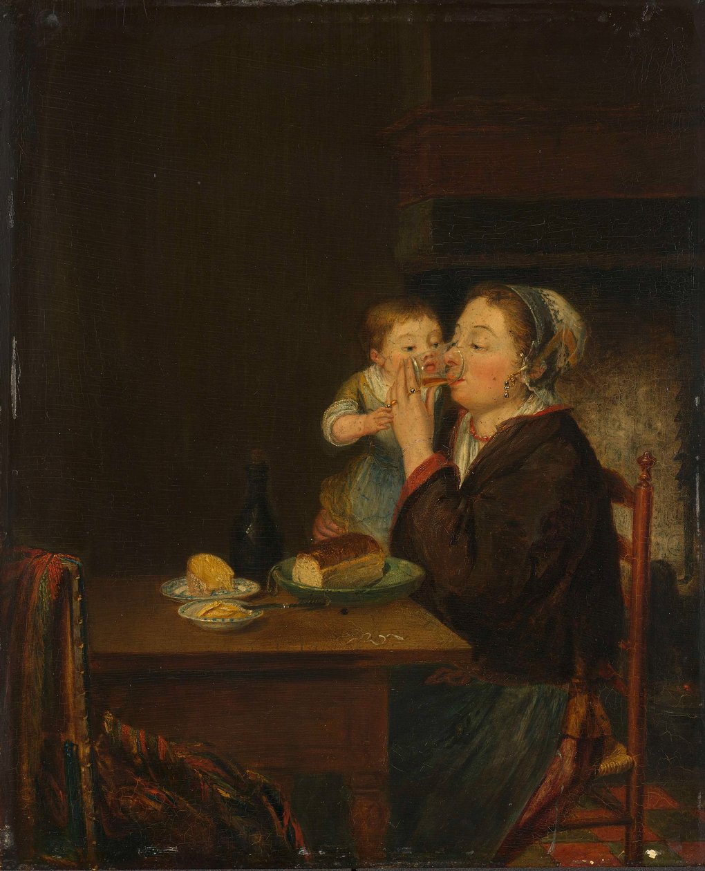 Mère et enfant - Louis Bernard Coclers