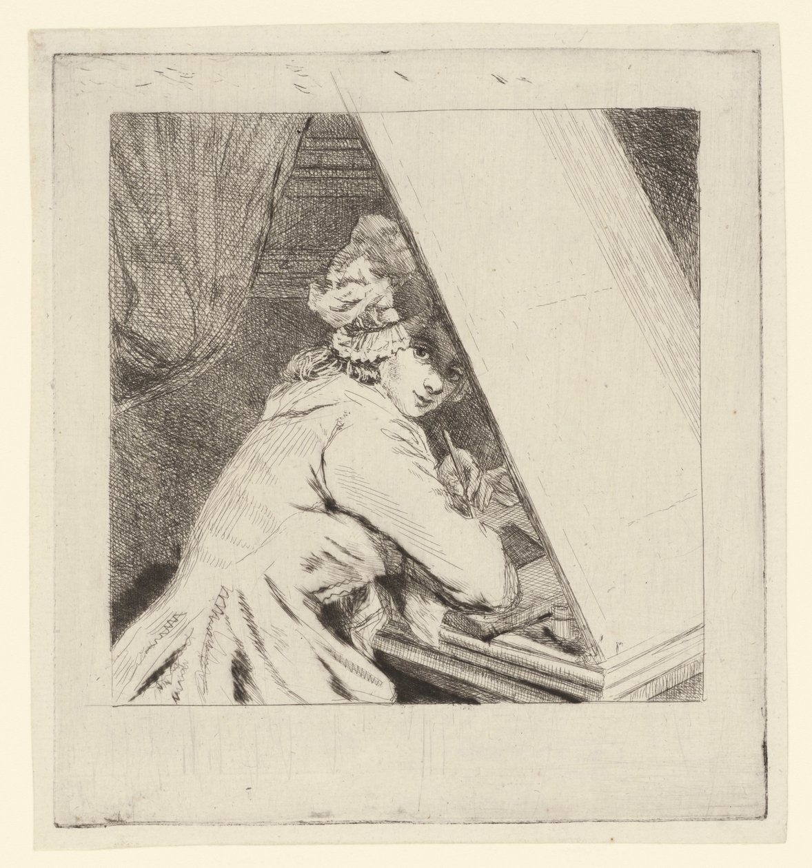 Portrait de Marie-Lambertine Coclers - Louis Bernard Coclers