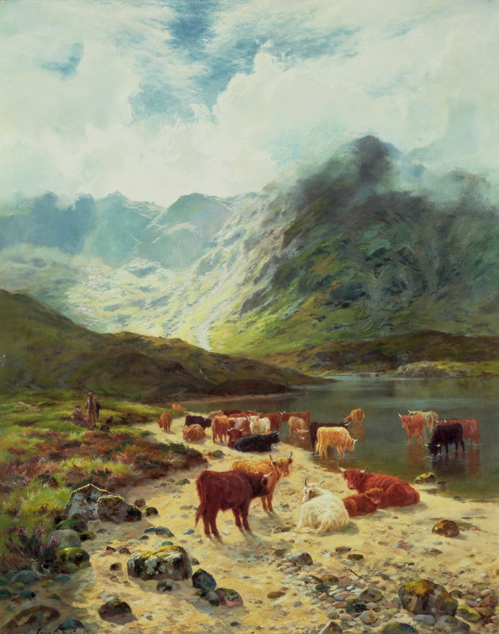Loch de Ross-shire, 1888 - Louis Bosworth Hurt