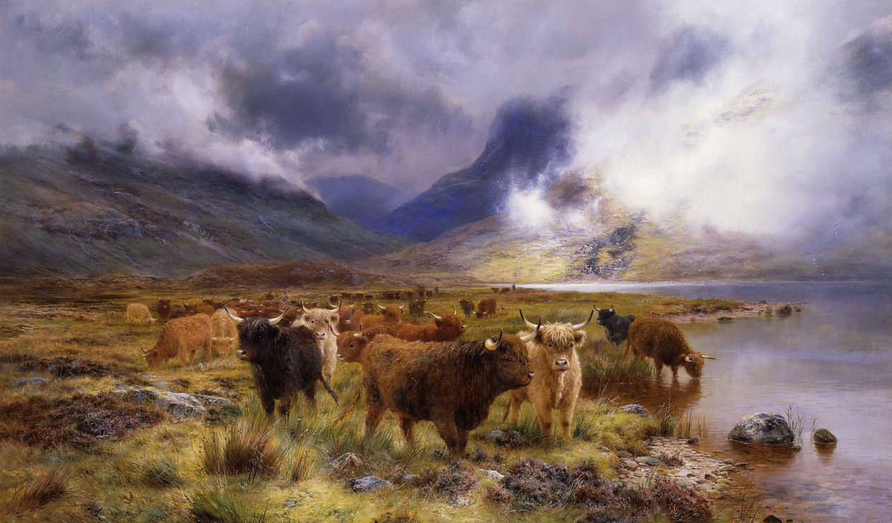 À travers Glencoe en route vers le Tay, 1899 - Louis Bosworth Hurt