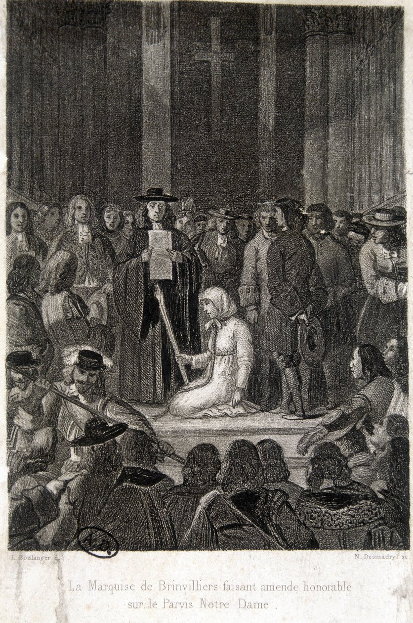 Affaire des Poisons : Madame de Brinvilliers (Marie Madeleine d