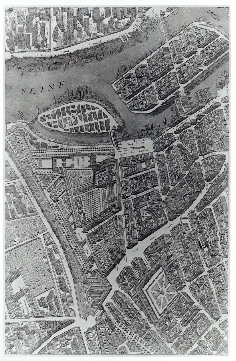 Plan de Paris, connu sous le nom de 