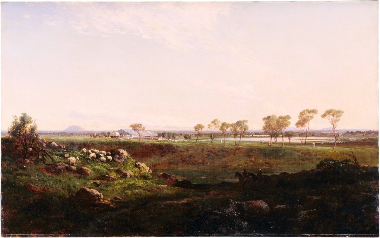 Bergerie de Mount Fyans près de Camperdown, 1869 - Louis Buvelot