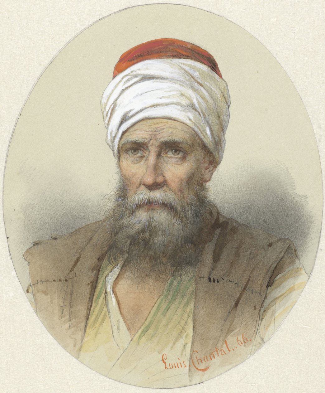 Homme avec turban - Louis Chantal