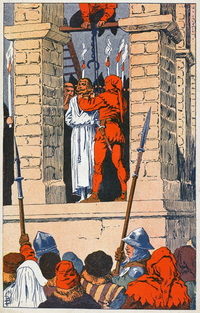Pendaison par Enguerrand de Marigny - Louis Charles Bombled
