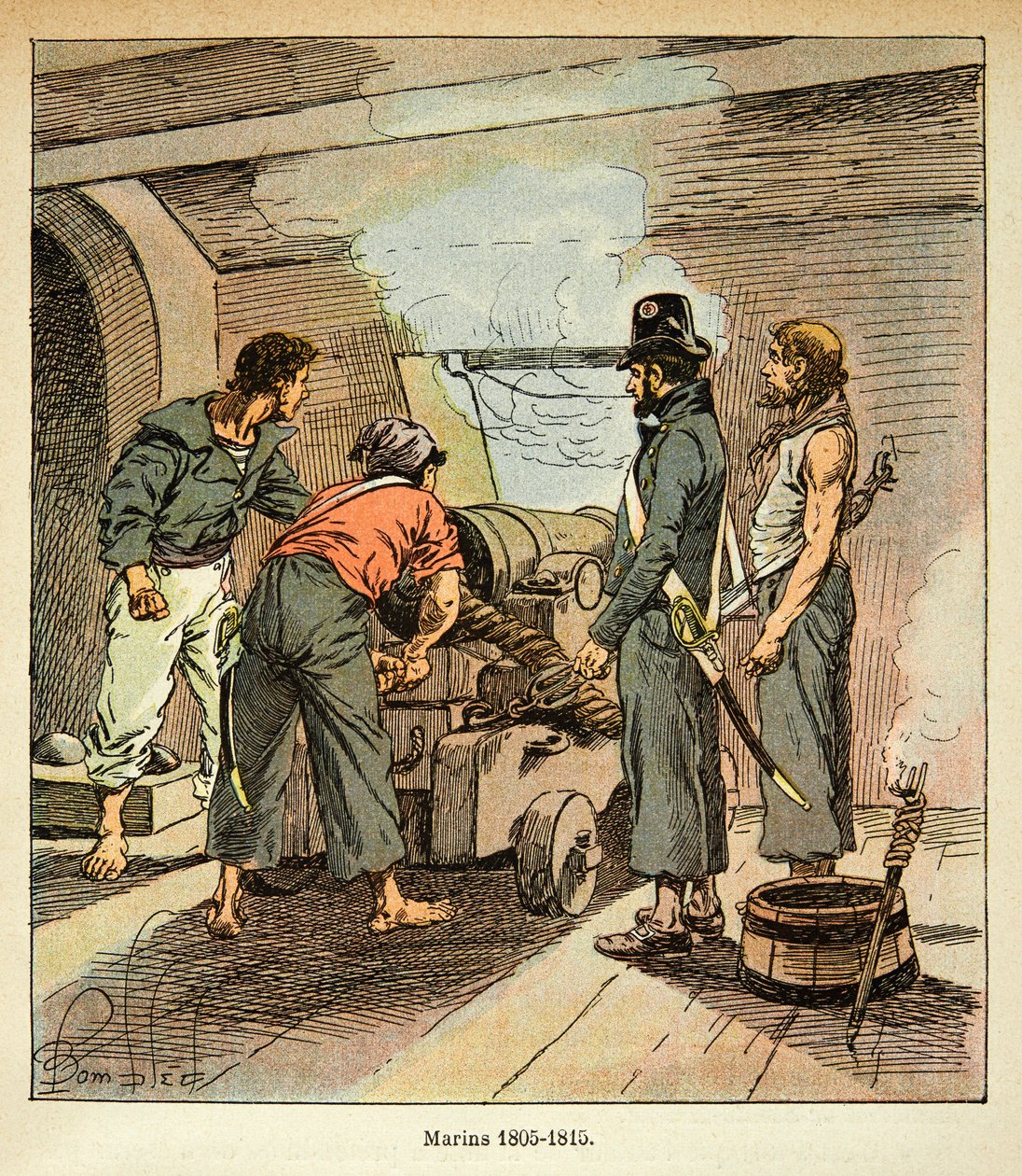 Marins français entre 1805 et 1815 - Louis Charles Bombled