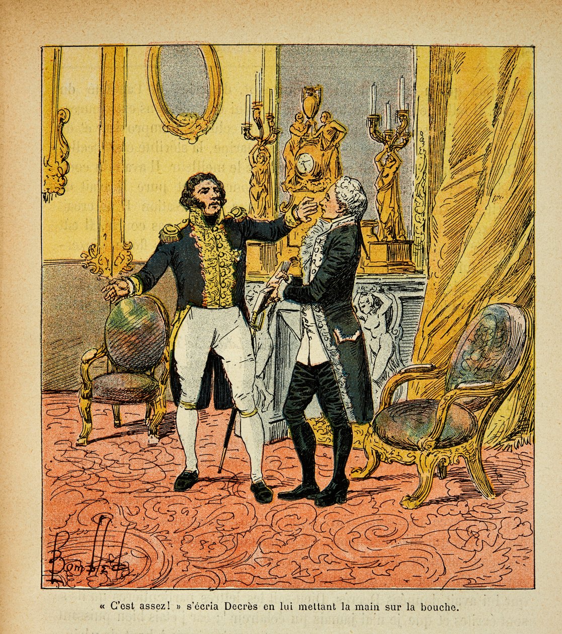 Talleyrand (1754-1838) face à Denis Decres (1761-1820), Collection privée - Louis Charles Bombled