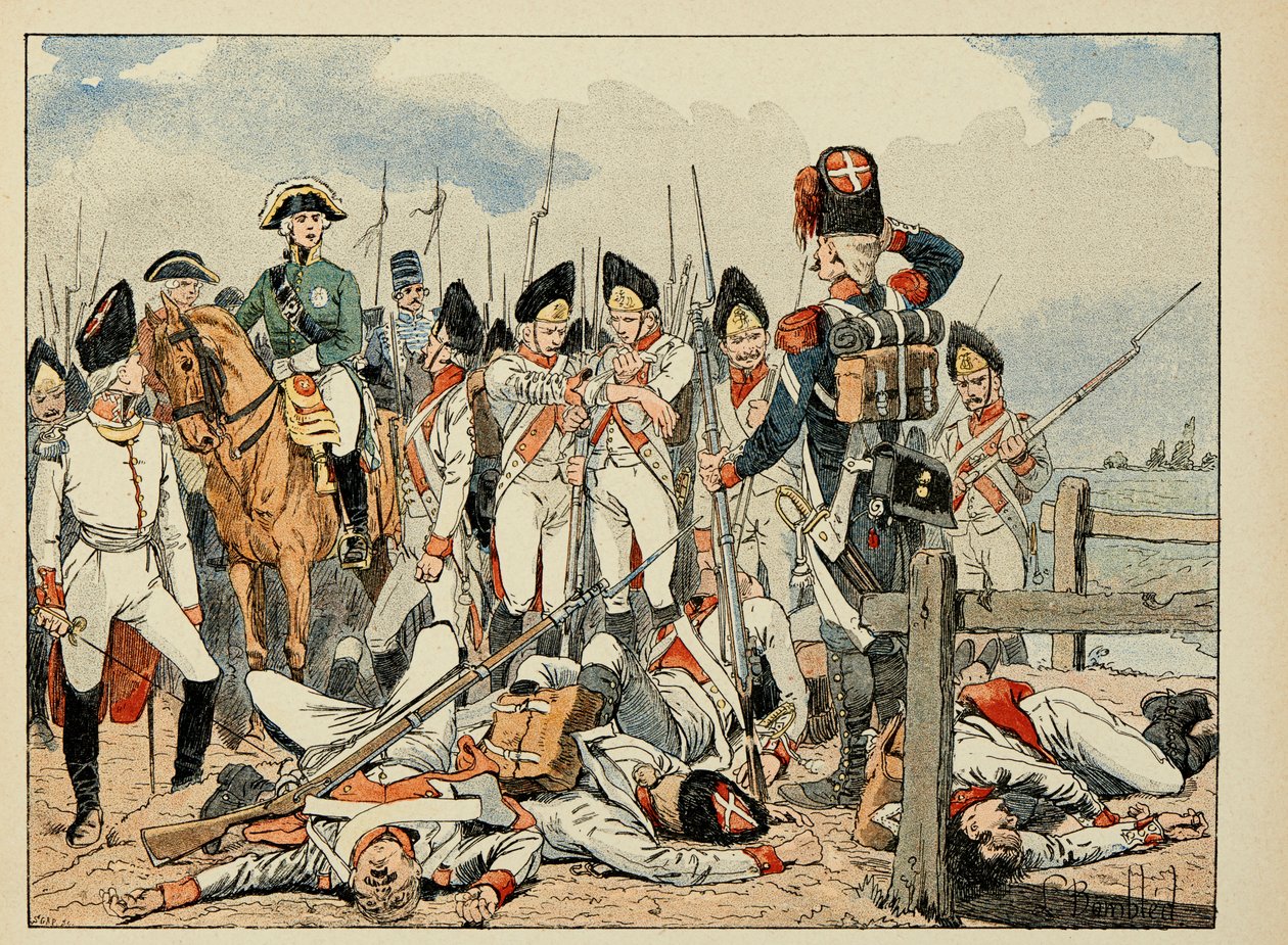 Illustration tirée du livre « Les héros du siècle », récits anecdotiques par Dick de Lonlay - Louis Charles Bombled