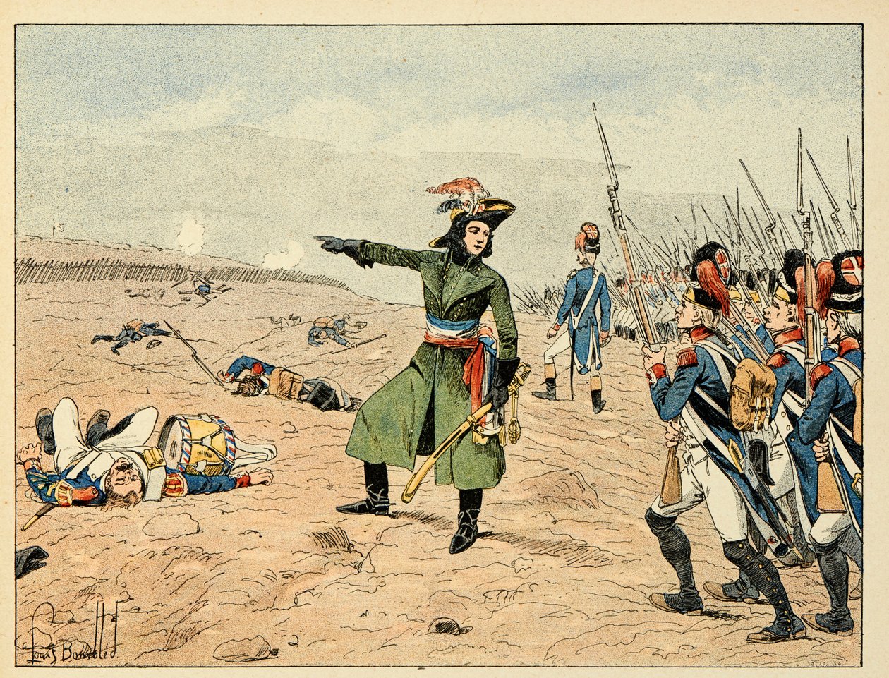 Illustration tirée du livre "Les Héros du Siècle" - Louis Charles Bombled