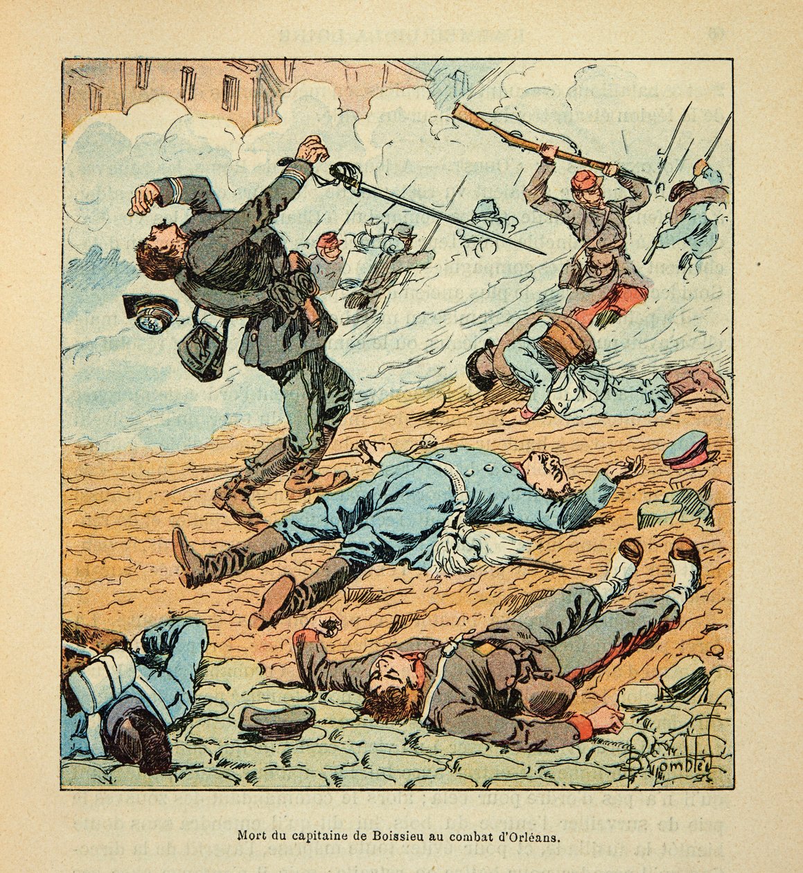 Mort du capitaine De Boissieu pendant les combats d