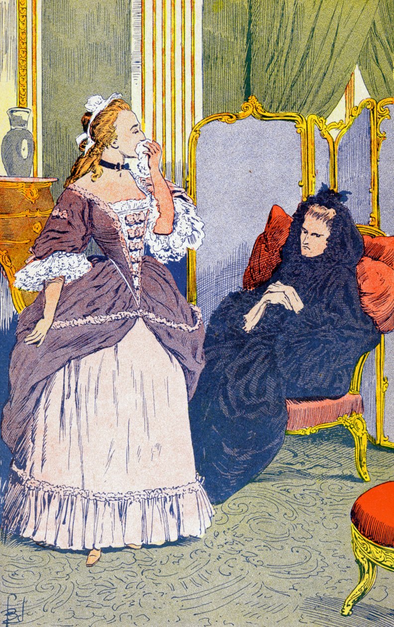 Mme de Luxembourg et la princesse de Robecq - Louis Charles Bombled