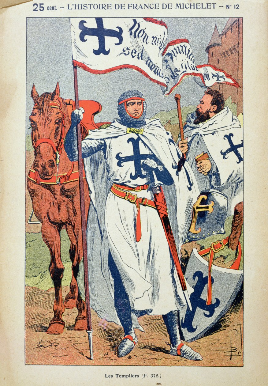 Les Templiers, illustration tirée de 