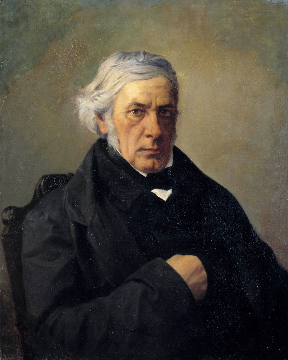 Portrait du philosophe Victor Cousin (1792-1867) - Louis Claude Mouchot