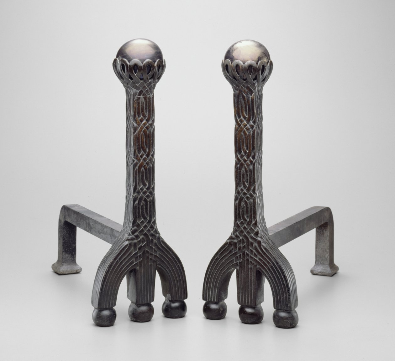 Paire de Chenets, vers 1892/1902 - Louis Comfort Tiffany