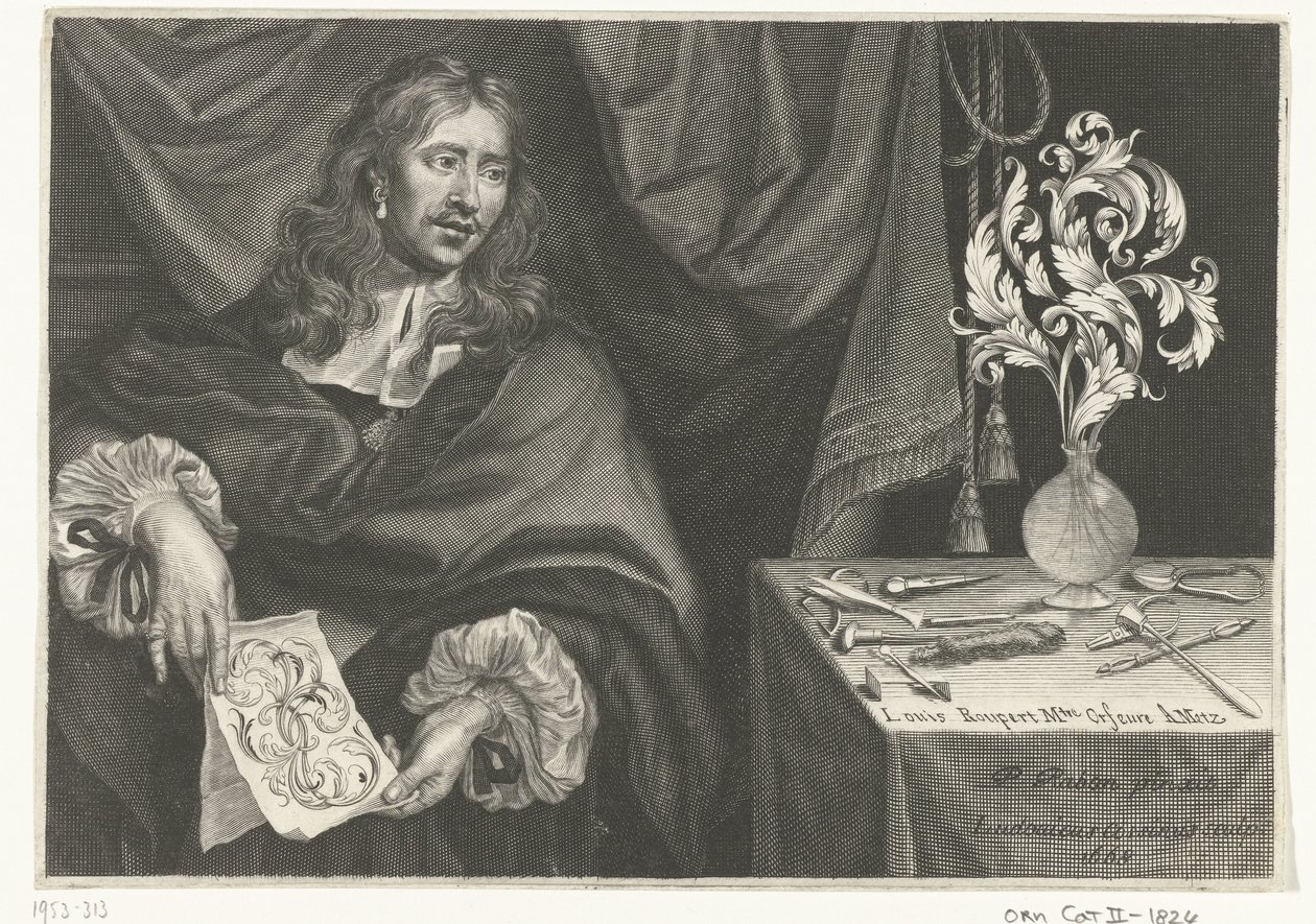 Page de titre avec le portrait de Louis Roupert - Louis Cossin