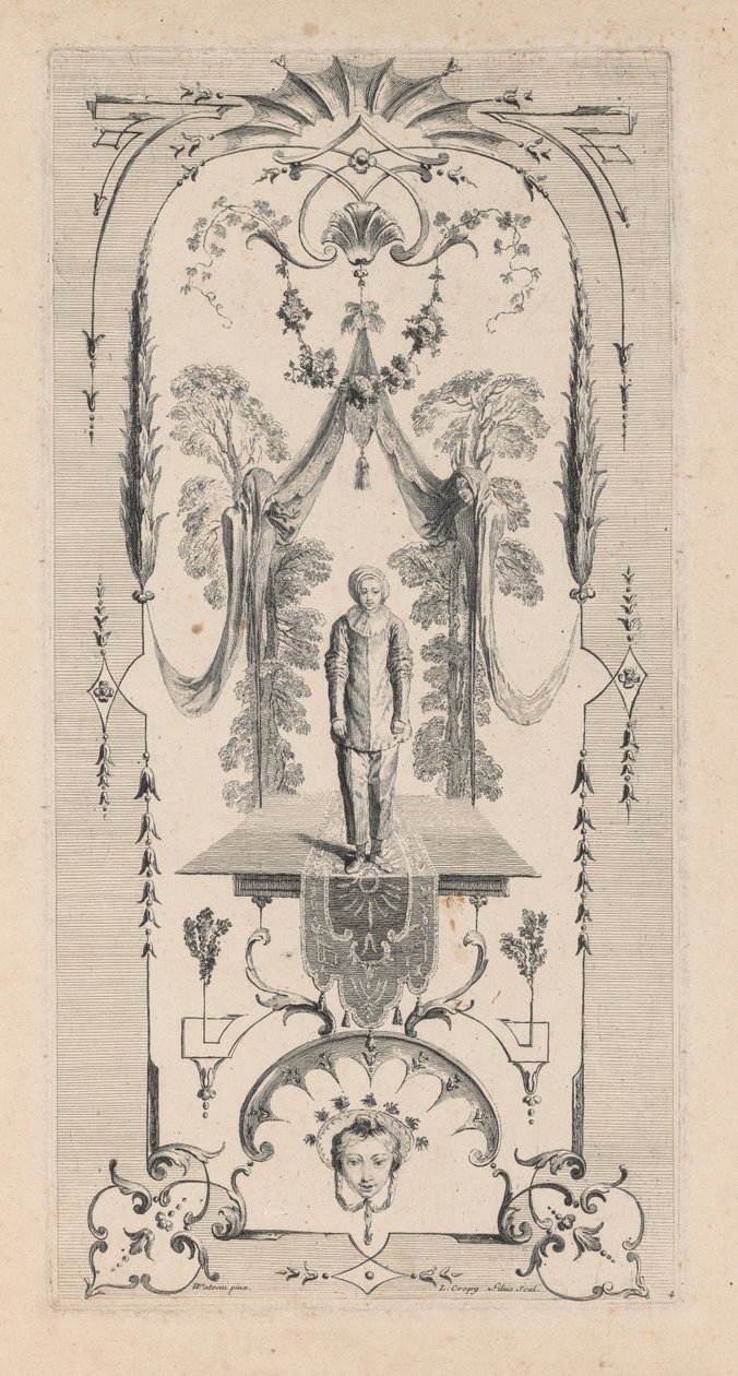 Pierrot, Arabesque - Louis Crepy