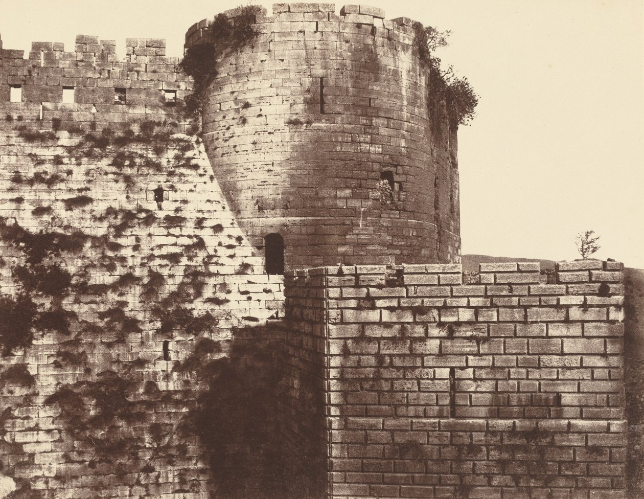 Kalaat-El Hosn, deuxième enceinte, extérieur, midi,1859/1860 (photo) - Louis de Clercq