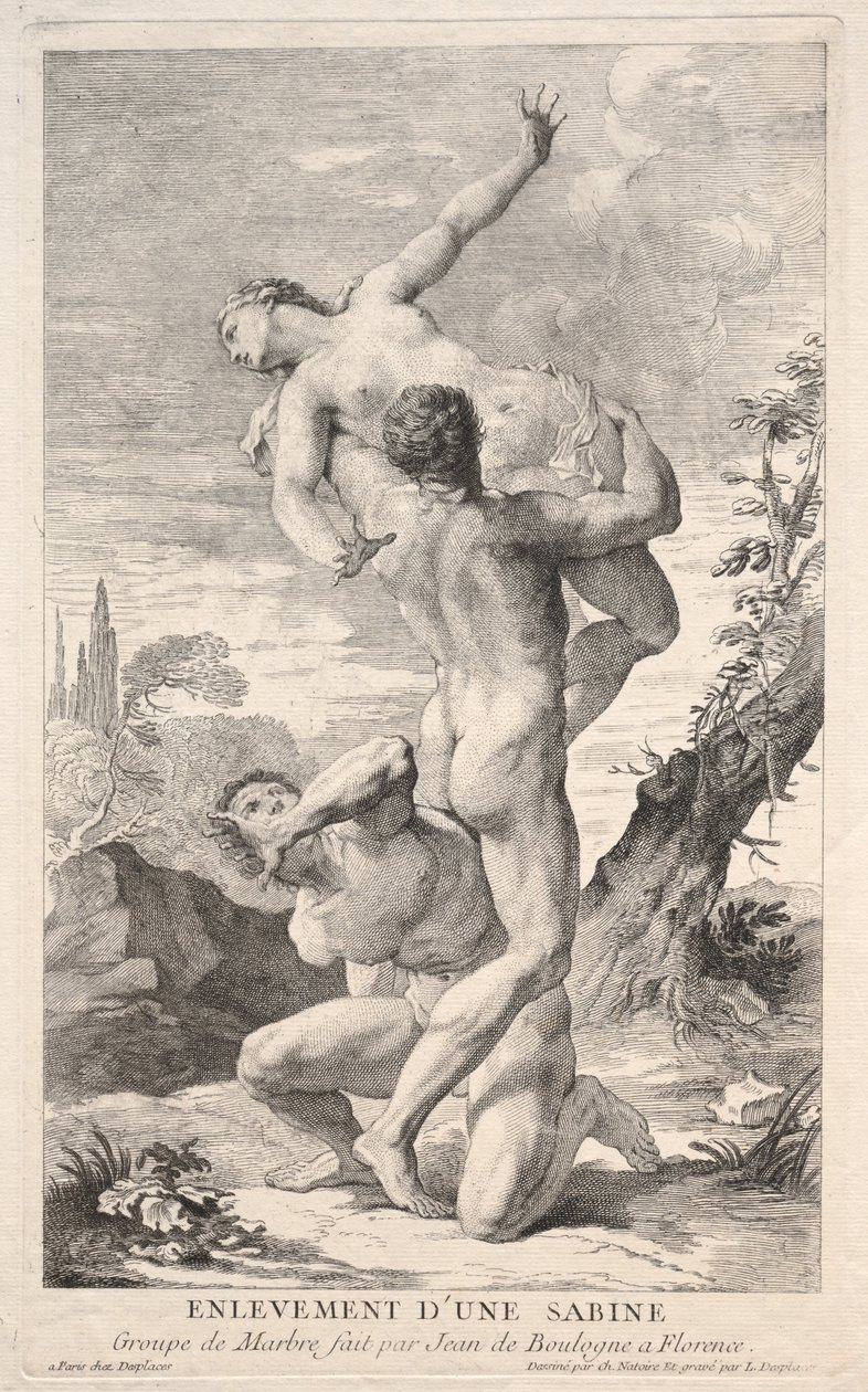 Enlèvement des Sabines, 1700s - Louis Desplaces