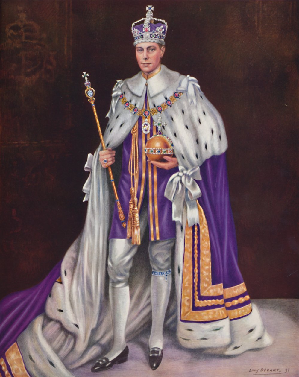 Sa Majesté le Roi George VI, 1937 - Louis Dezart