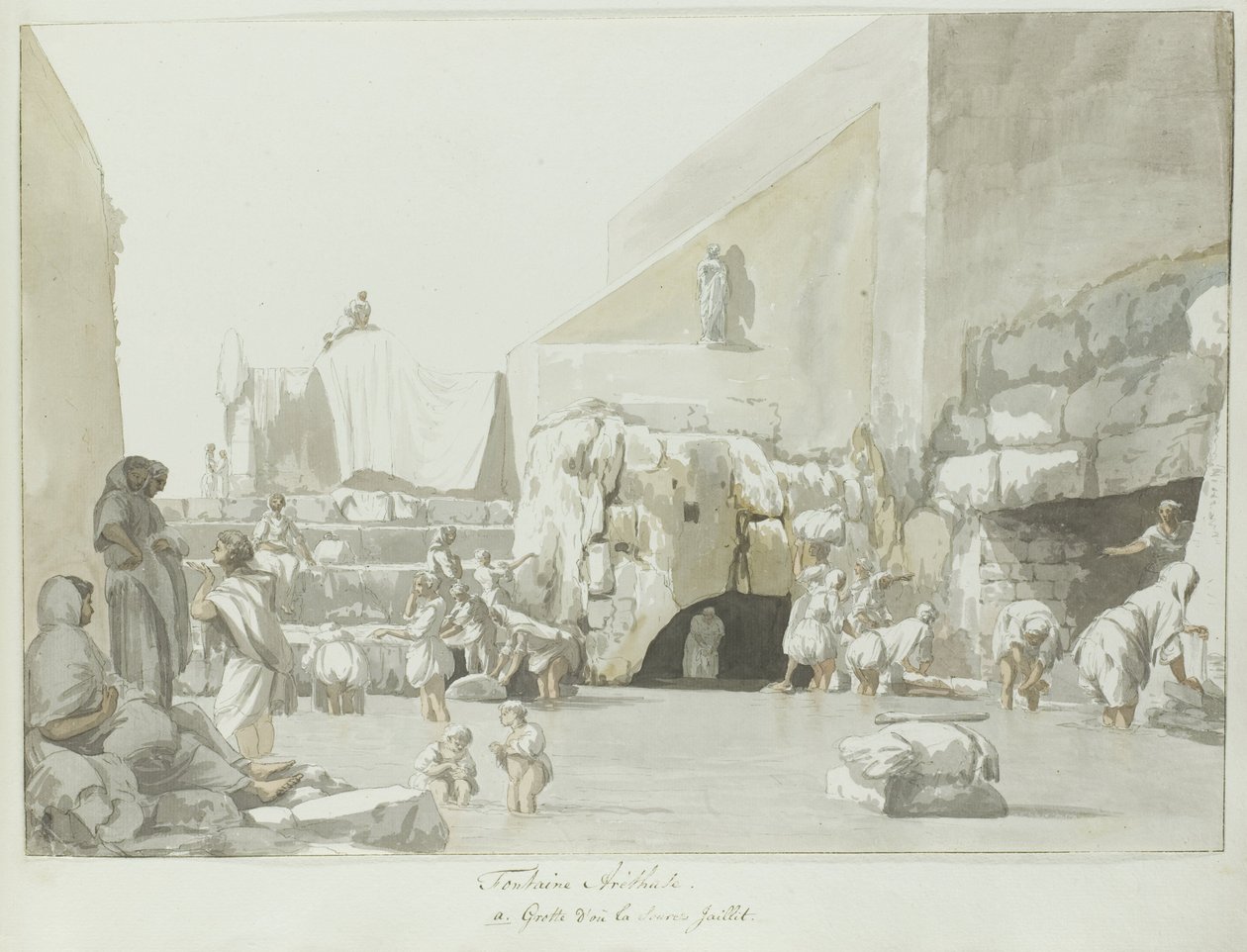 Fontaine Aréthuse - Louis Ducros