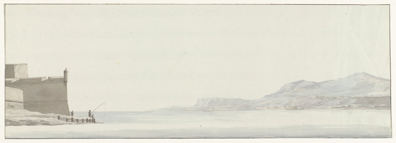 Vue de la côte de Calabre depuis l