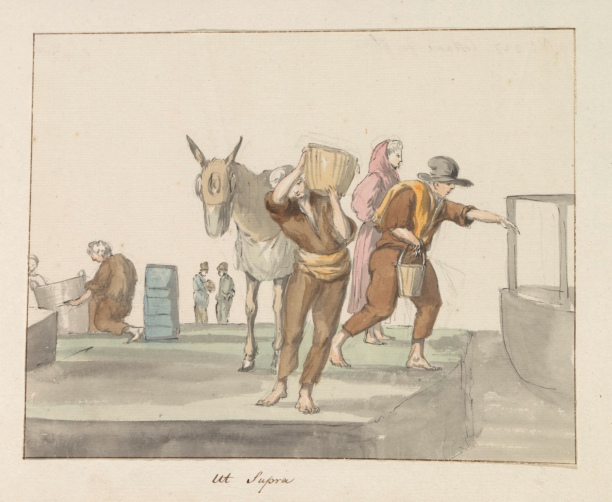 Costume de Ghozo (Voyage en Italie, en Sicile et à Malte - 1778) - Louis Ducros