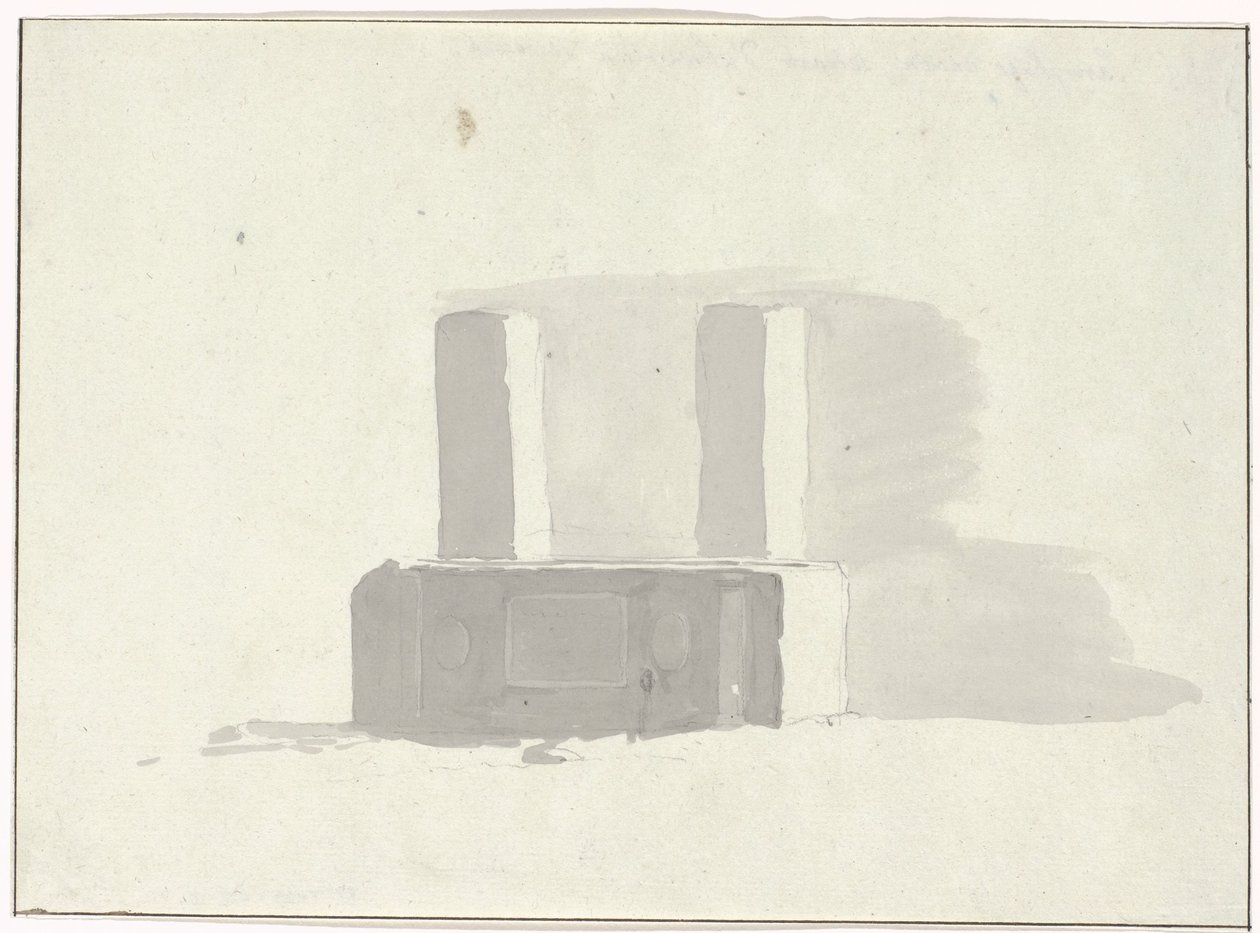 Sarcophage ancien servant d