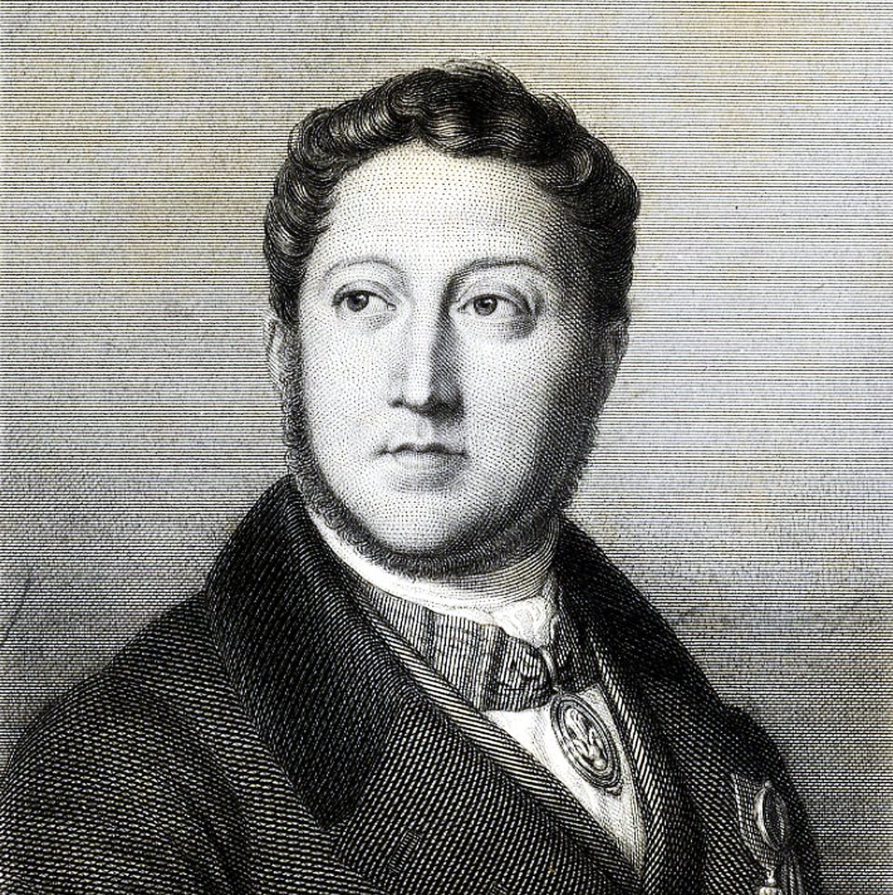 Portrait du compositeur Gioachino Antonio Rossini 1792-1868, 1836 - Louis Dupré