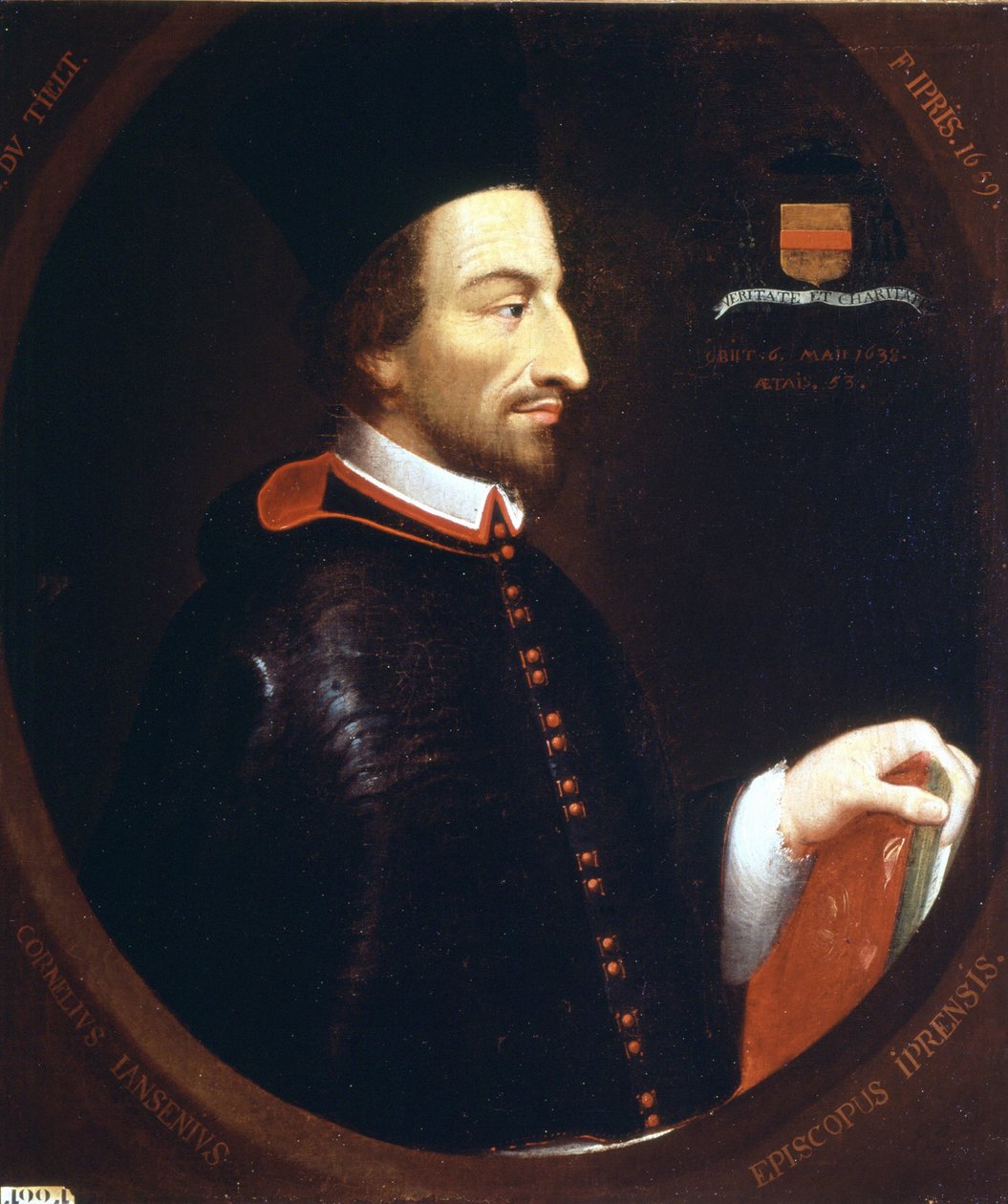 Portrait de Jansénius par F. Ipris 1659 - Louis Dutielt