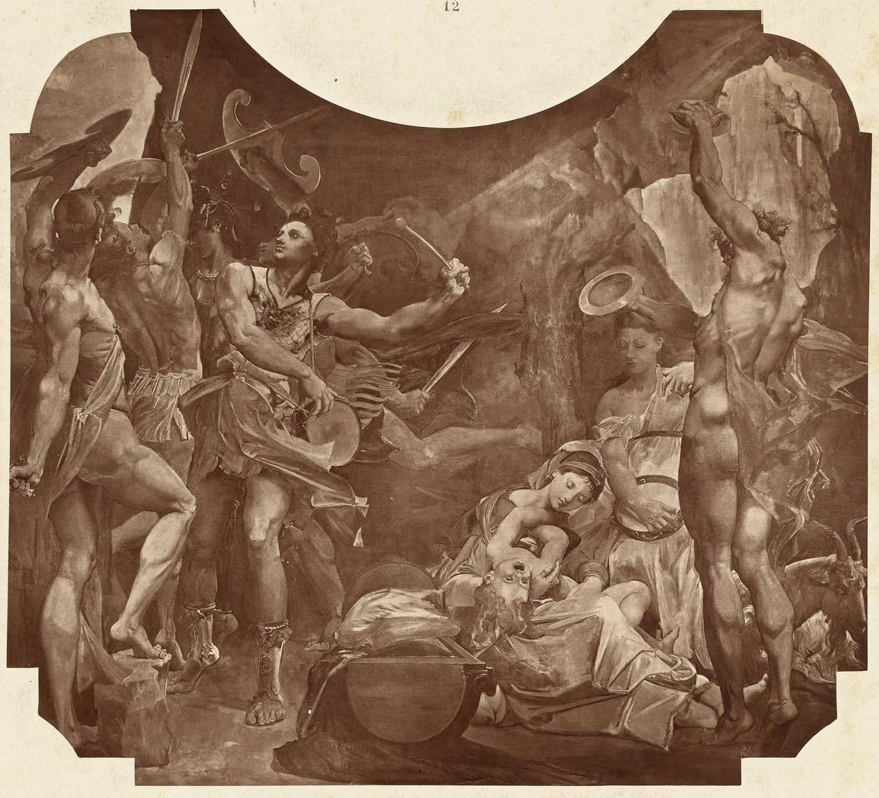 Jupiter et les Corybantes - Louis Emile Durandelle