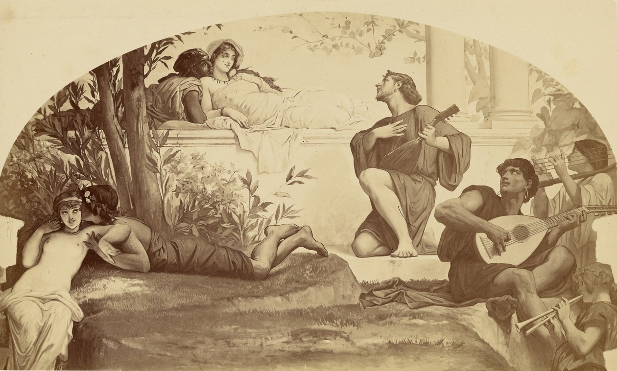 La Musique amoureuse - Louis Emile Durandelle