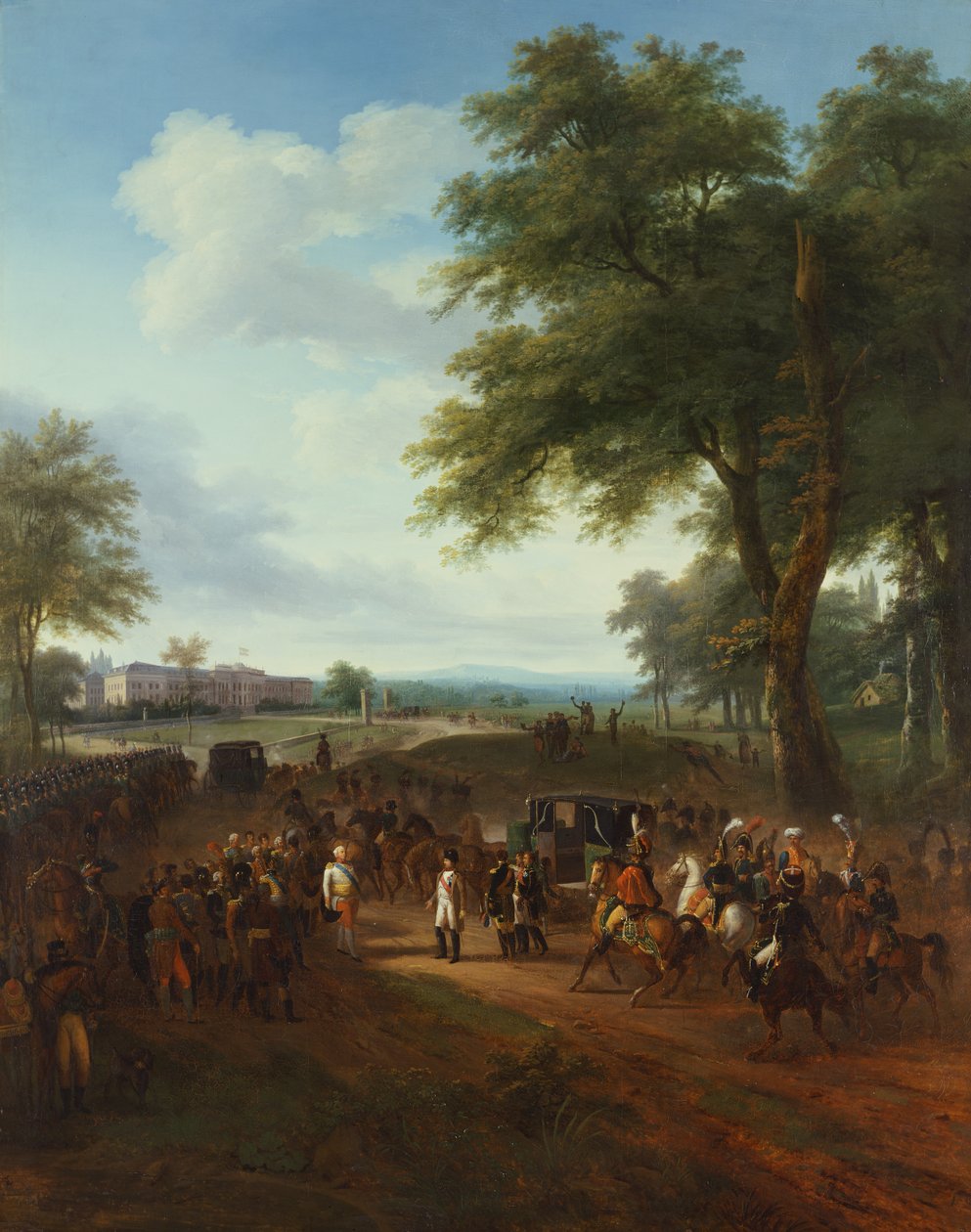 Napoléon reçu par Frédéric Duc de Wurtemberg, 2 octobre - Louis Etienne Watelet