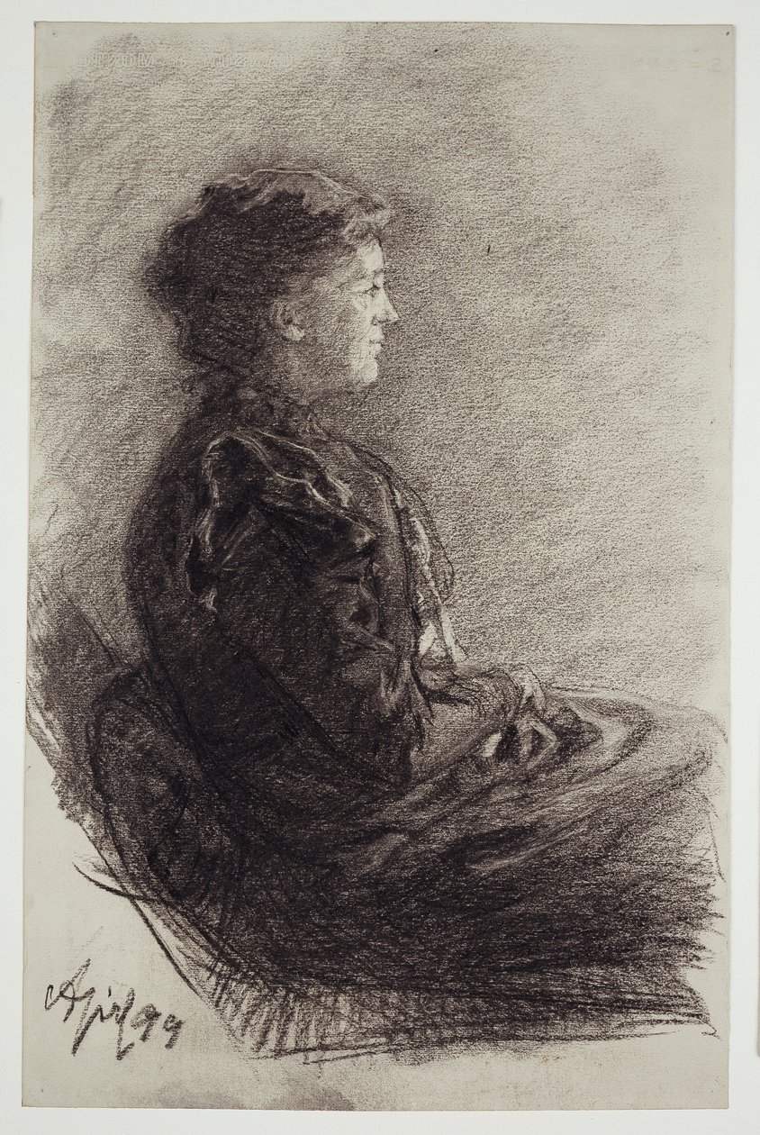 Portrait de tante Mary Eysen - Louis Eysen
