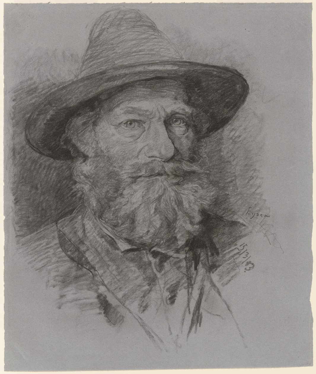 Portrait du cousin Hils - Louis Eysen