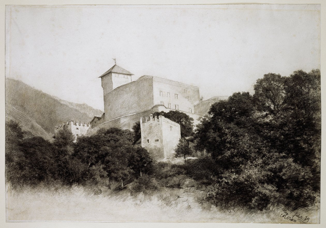 Château de Coire près de Sluderno - Louis Eysen