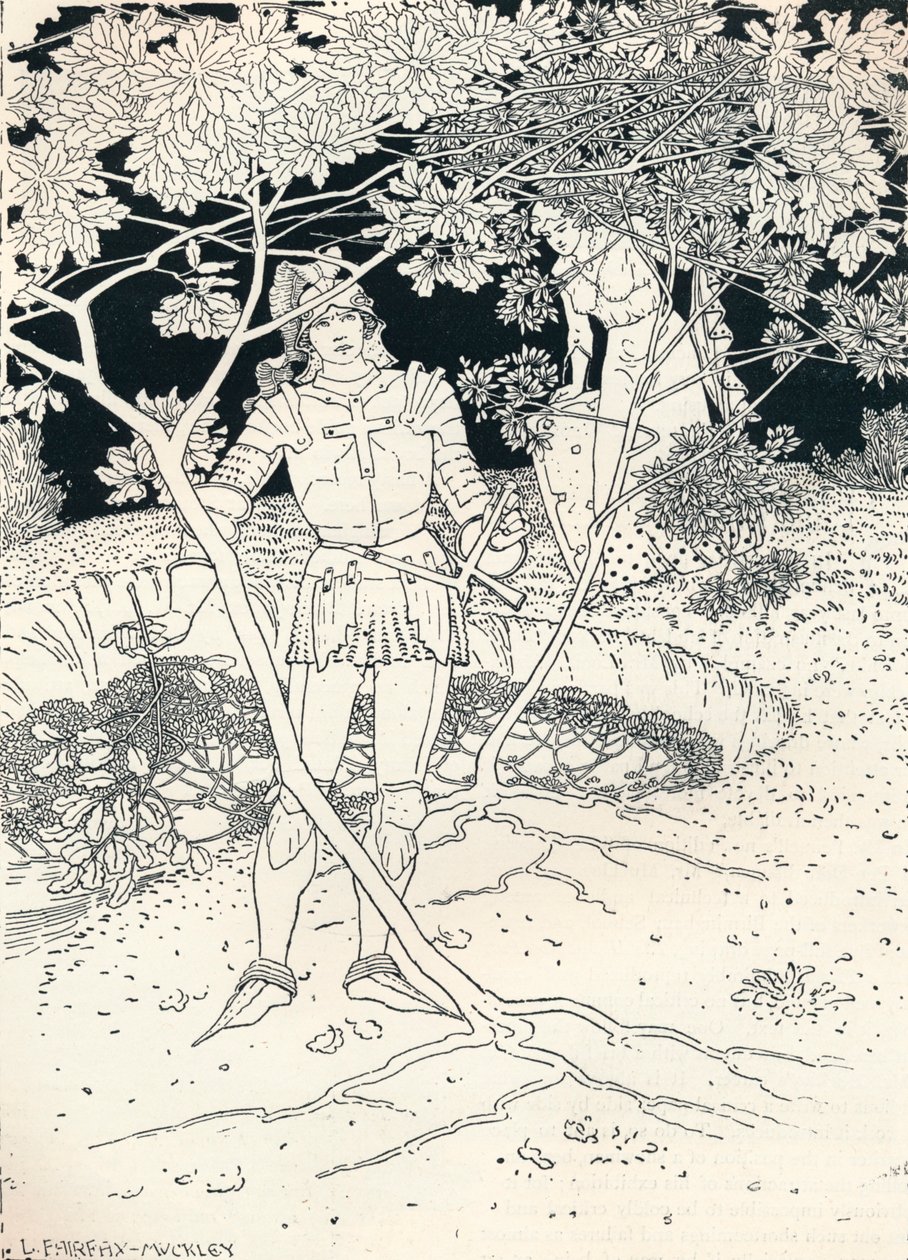 Illustration de la Reine des Fées de Spenser. Chant II. Vers 30 - Louis Fairfax Muckley