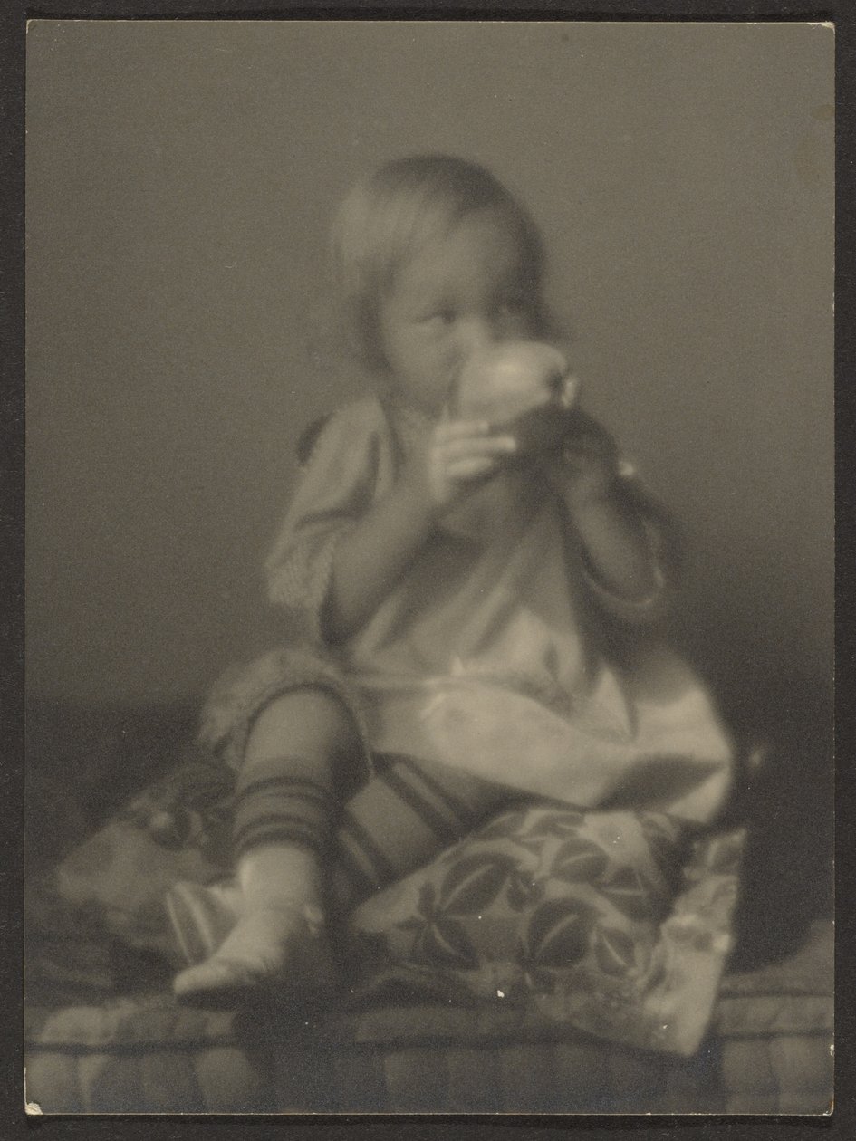 Enfant avec une pomme - Louis Fleckenstein