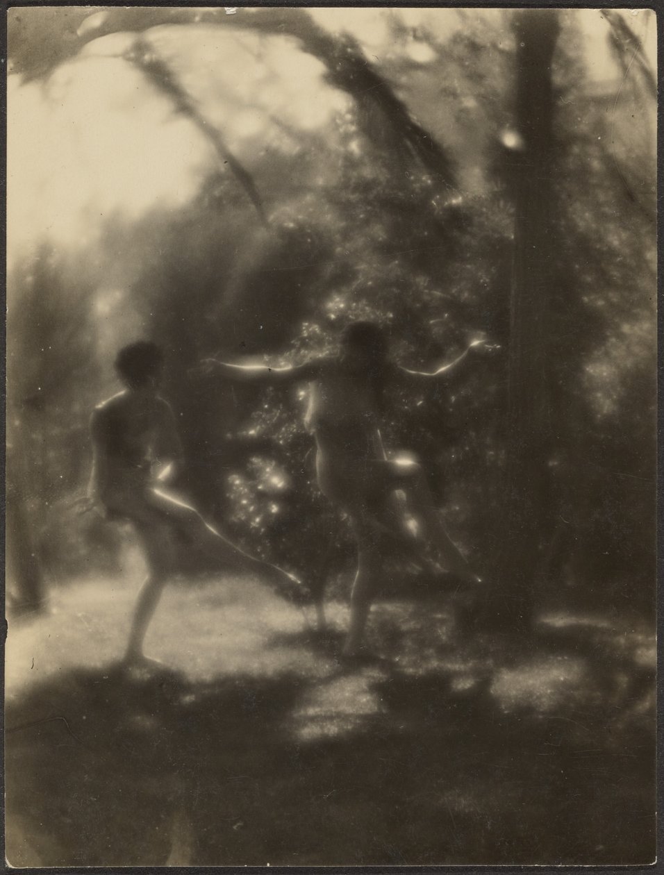 Danseuses dans un jardin - Louis Fleckenstein