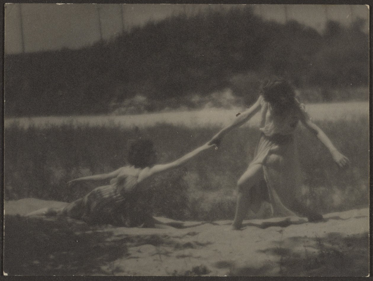 [Danseuses dans un jardin] - Louis Fleckenstein