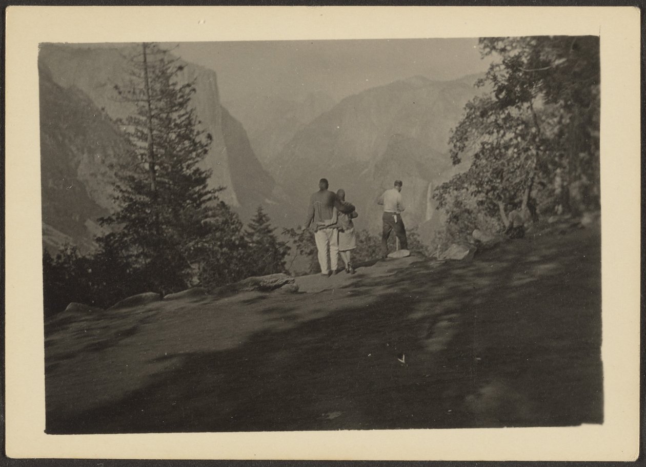 Figures dans un paysage montagneux - Louis Fleckenstein