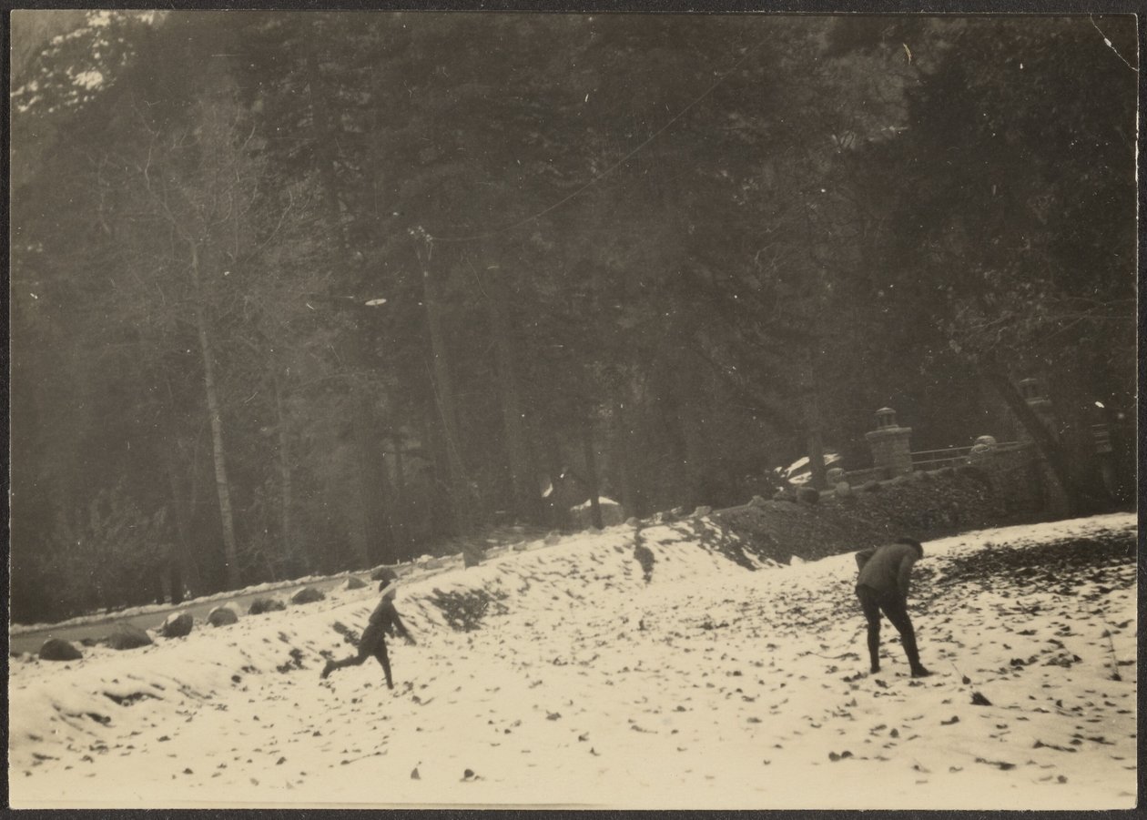[Figures dans la neige] - Louis Fleckenstein