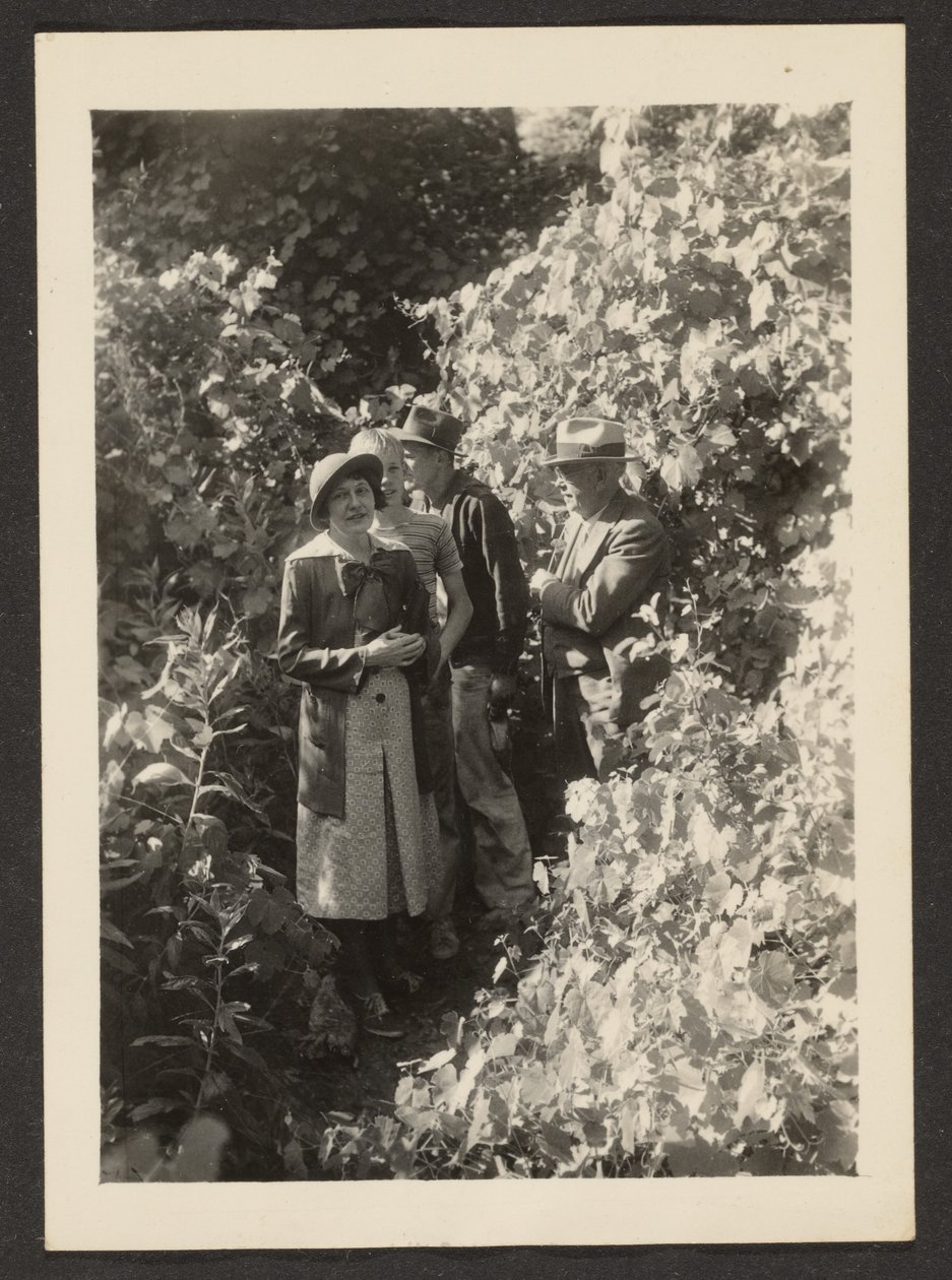 [Fleckenstein, Florence, and Her Sons in Woods] - Louis Fleckenstein