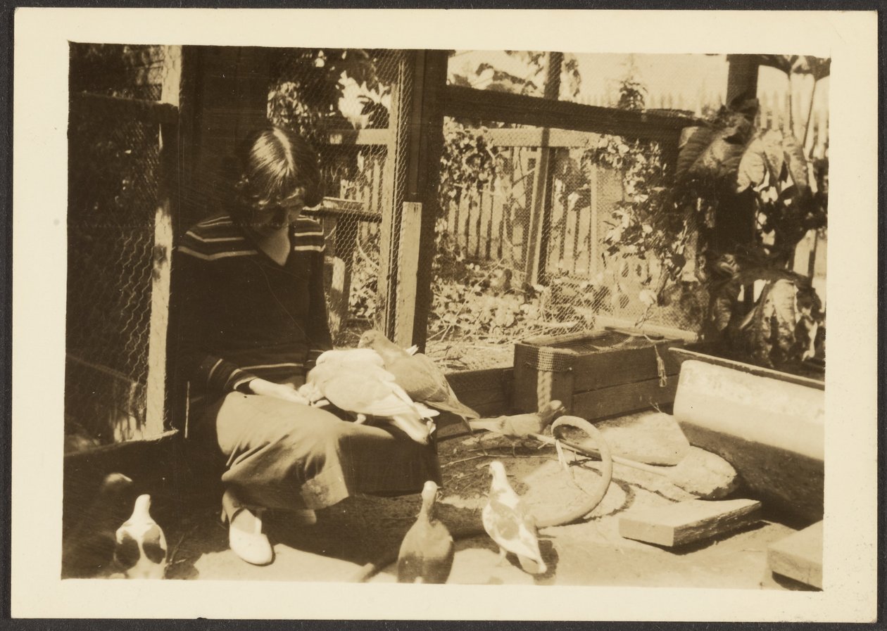 [Florence et les pigeons] - Louis Fleckenstein