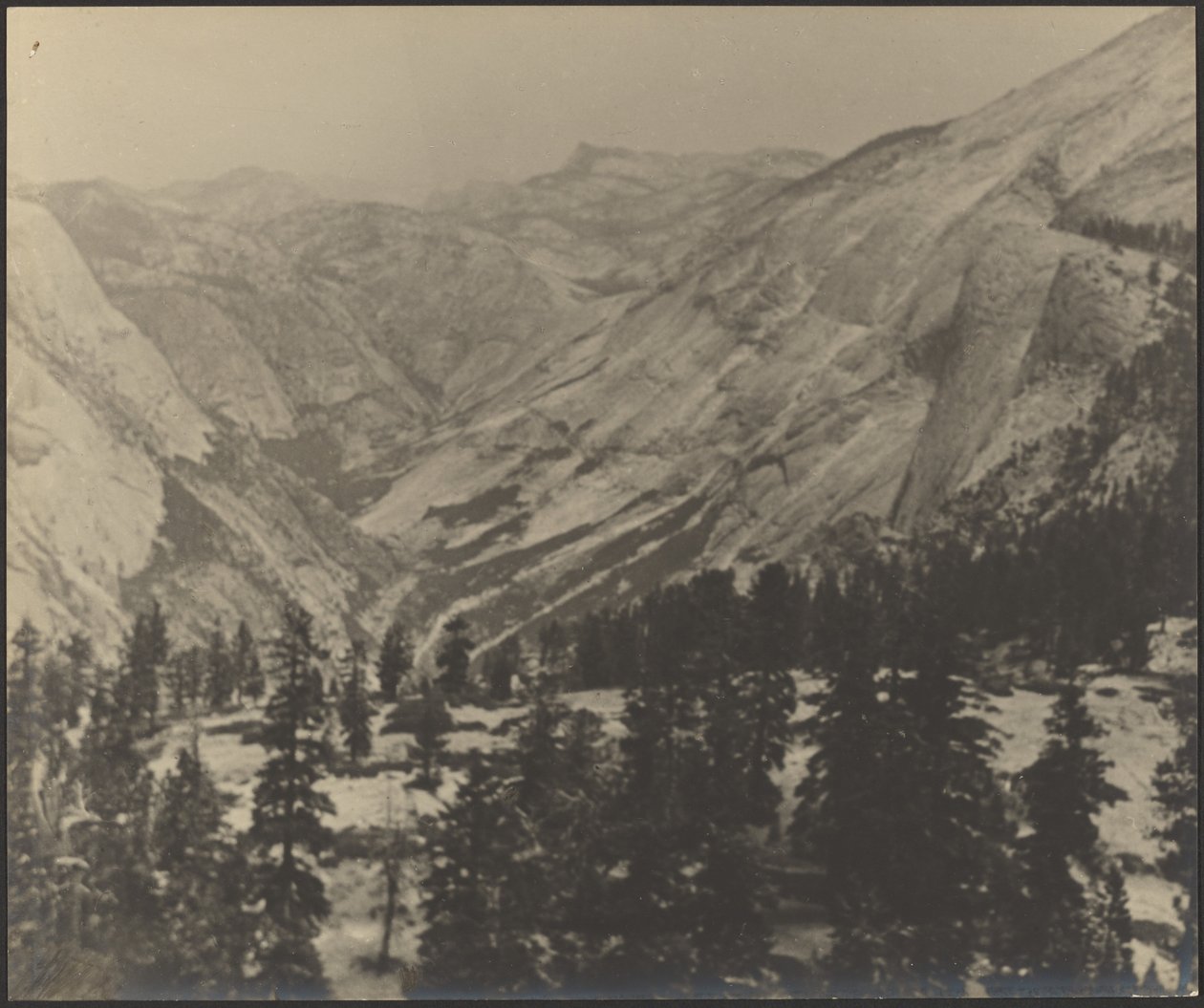 [Paysage montagneux avec neige] - Louis Fleckenstein