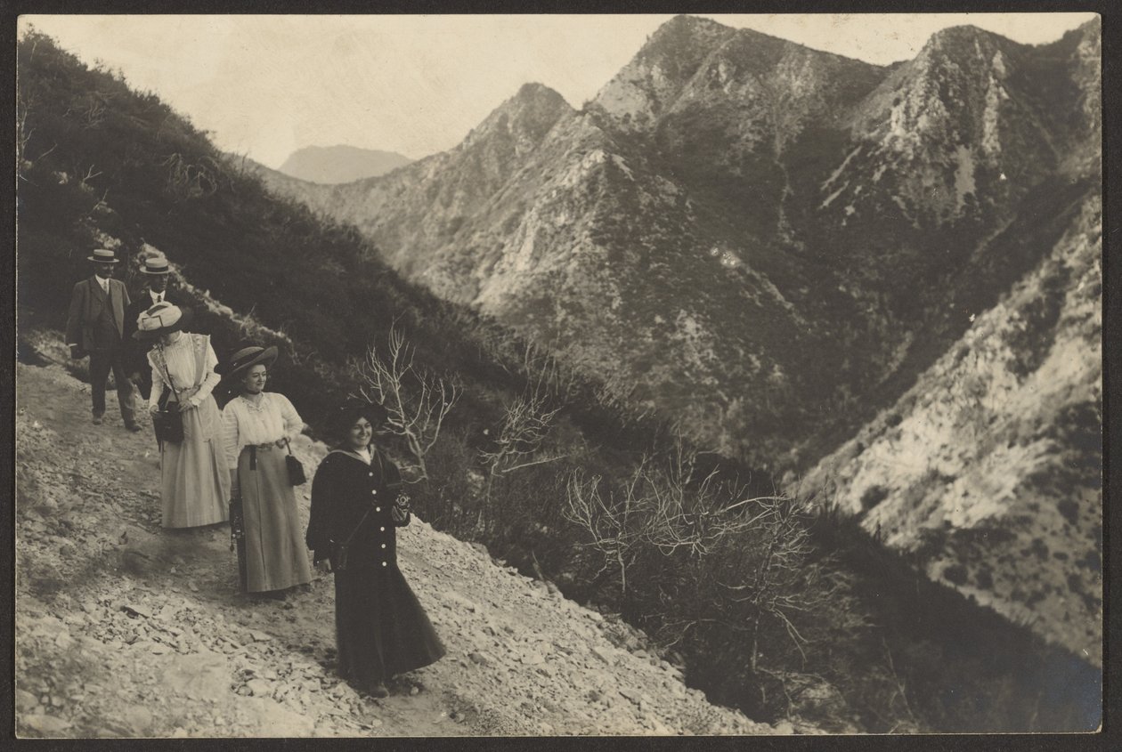[Promenade dans un paysage montagneux] - Louis Fleckenstein