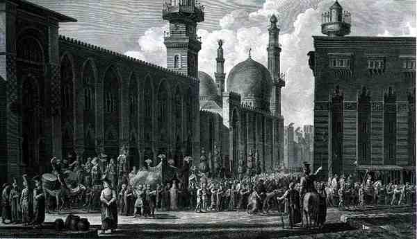 Un mariage dans la ville du Caire, gravé par Charles Emmanuel Patas, de 