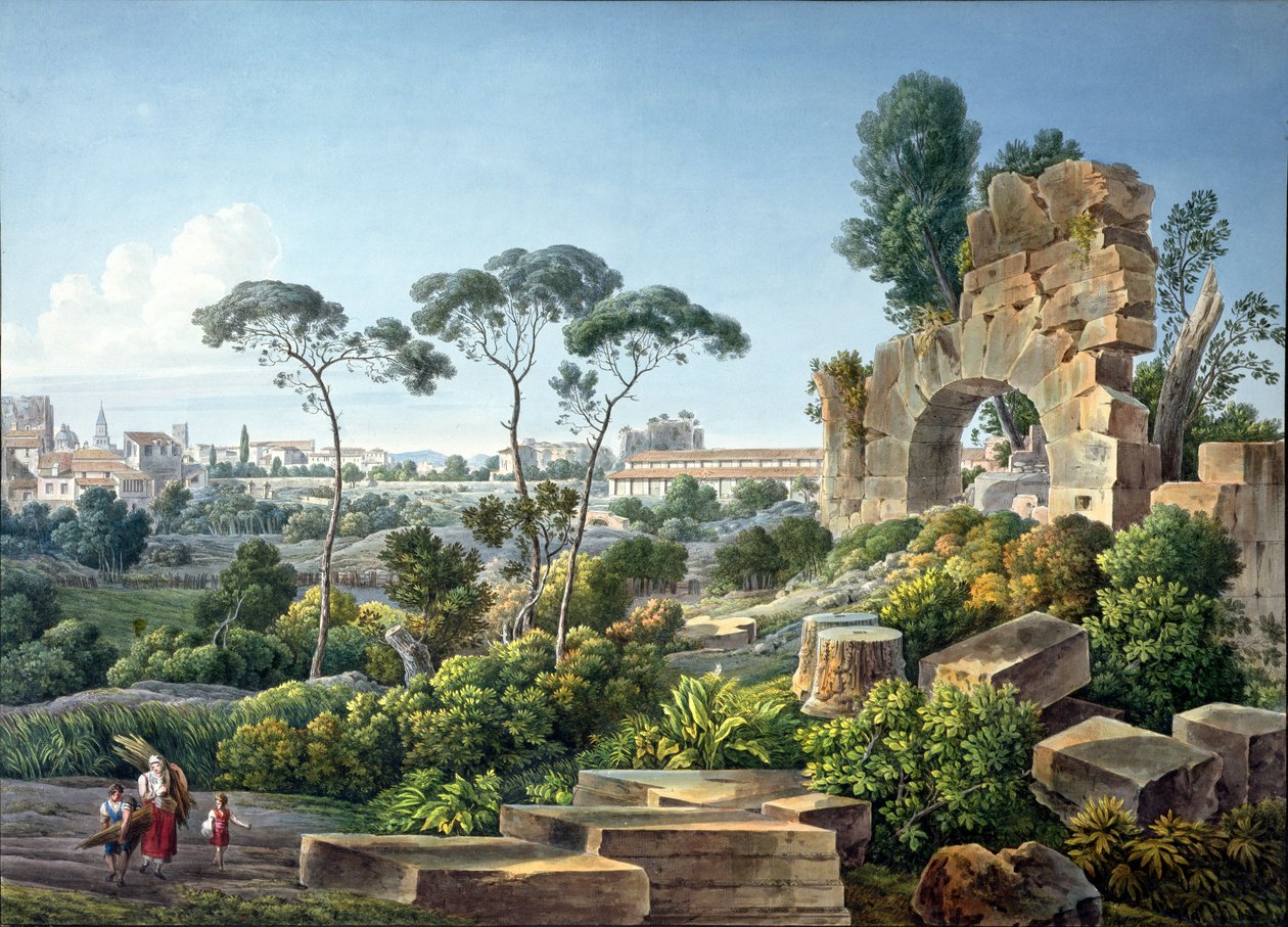 Vue de la colline de l