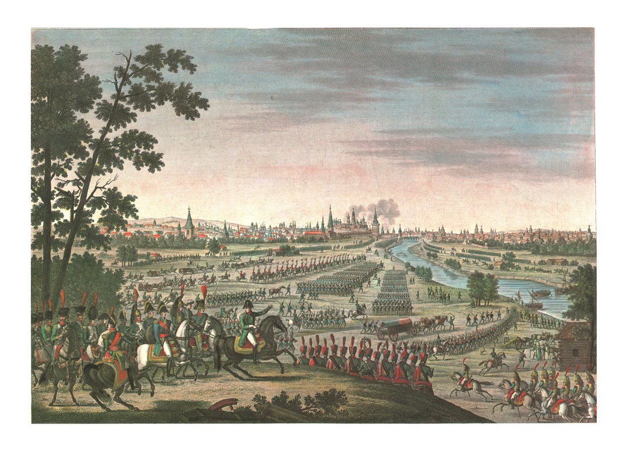 Entrée des Français à Moscou, 14 septembre 1812 - Louis Francois Couche