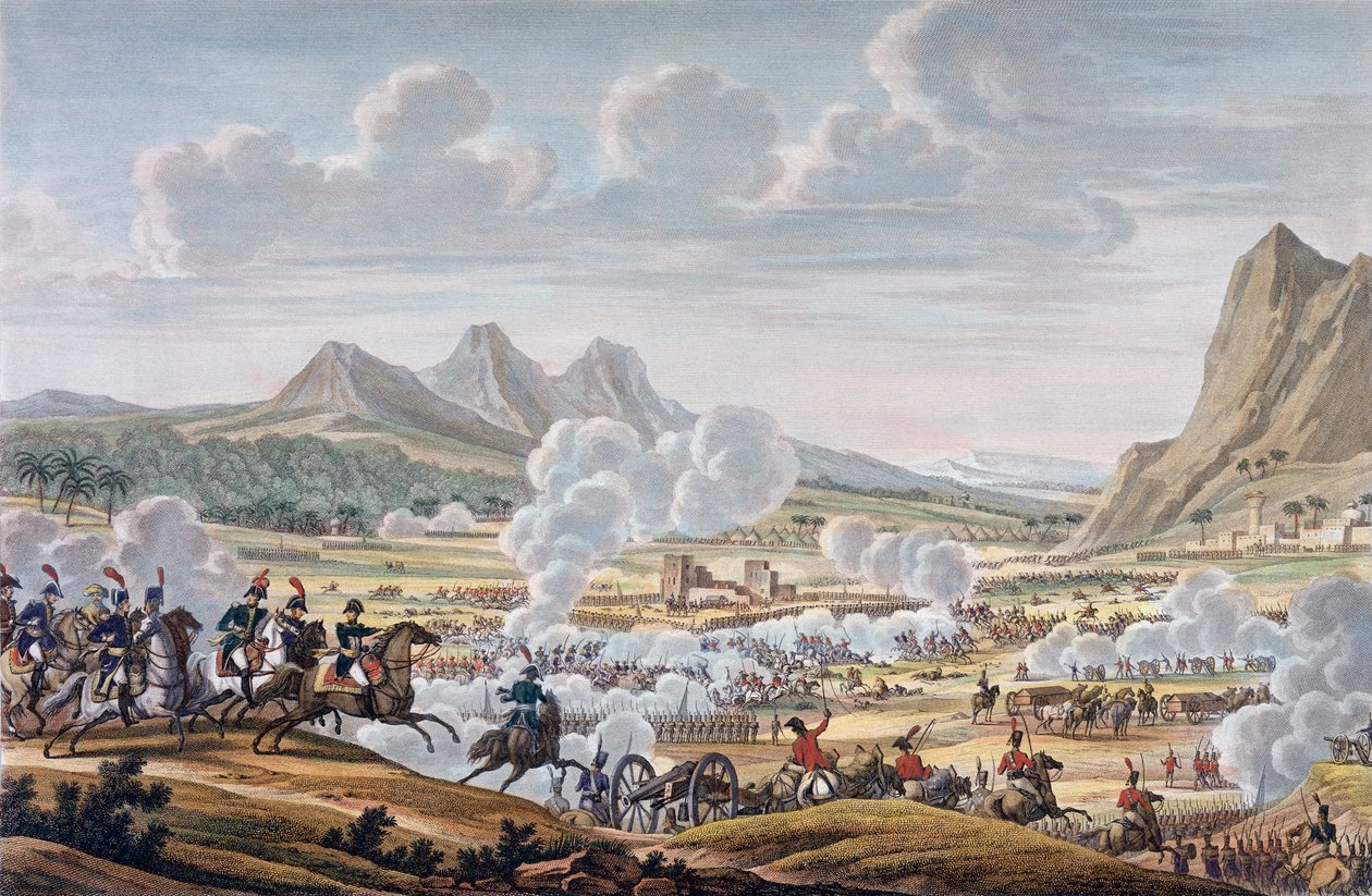 La bataille du mont Thabor, 27 Ventôse, An 7, 17 février 1799 - Louis Francois Couche