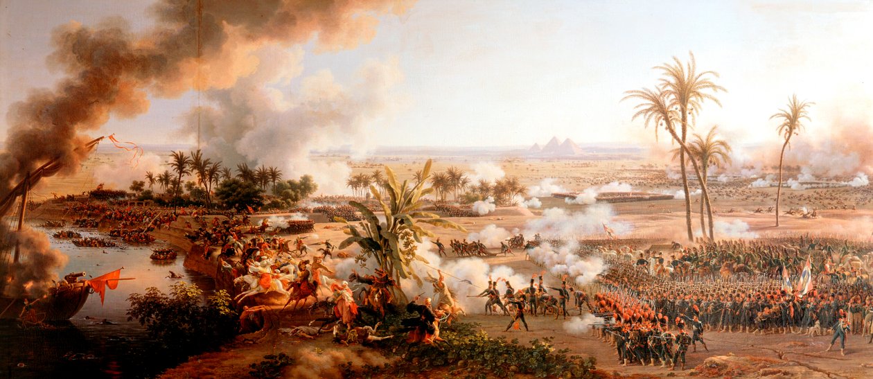 Bataille des Pyramides, Égypte, 21 juillet 1798 - Louis Francois Lejeune